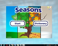 Seasons. Электронный тренажер